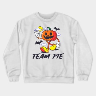 Team Pie Pumpkin Pie Thanksgiving Halloween Crewneck Sweatshirt